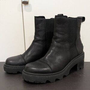 Sorel Women Joan Now Chelsea Boot, black, 8.5